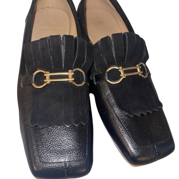 Stivali Womens Loafers  Size 9.5 Black New York Divinity Leather Casual - Picture 7 of 15